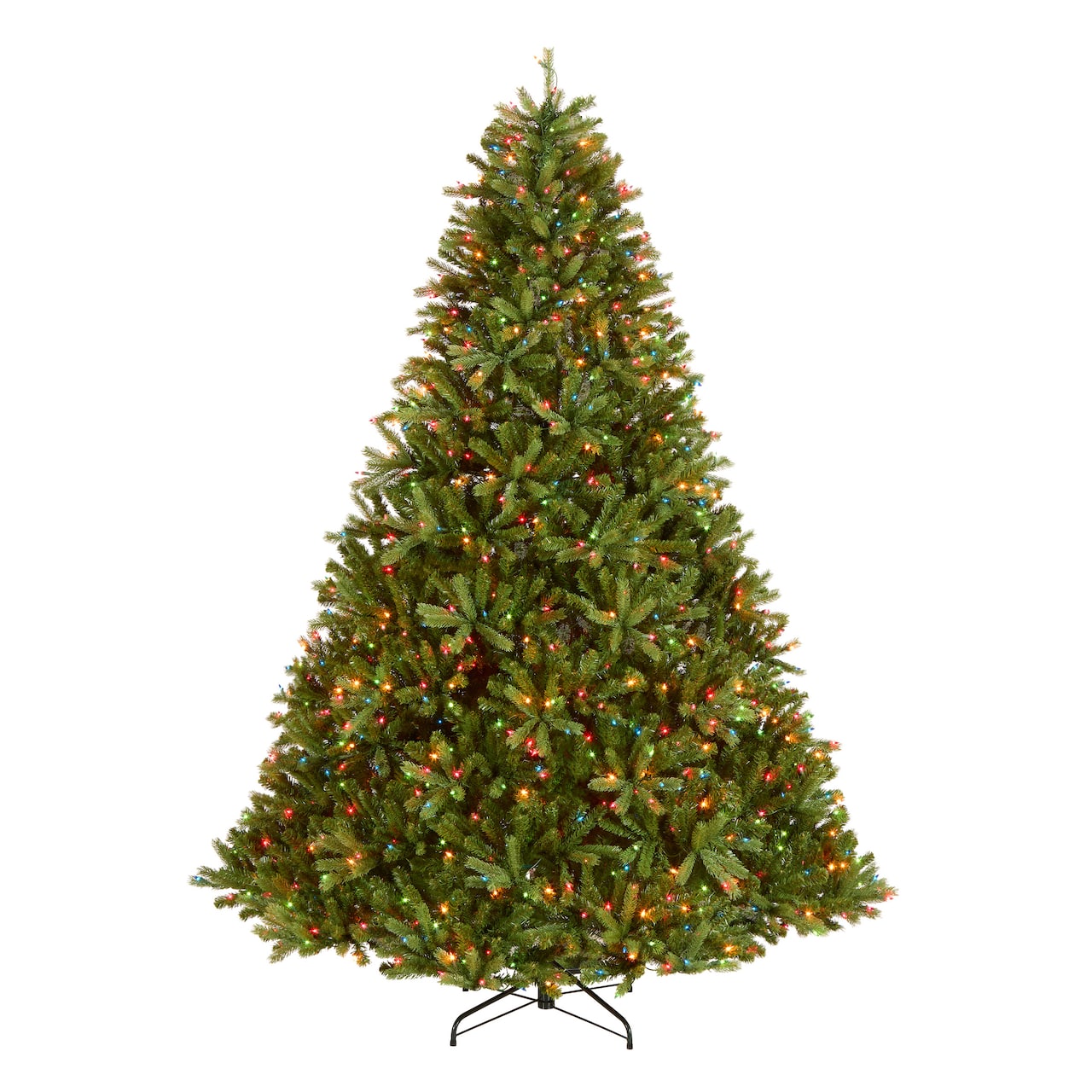 7.5ft. Pre-Lit Jersey Fraser Fir Artificial Christmas Tree, Multicolor Lights